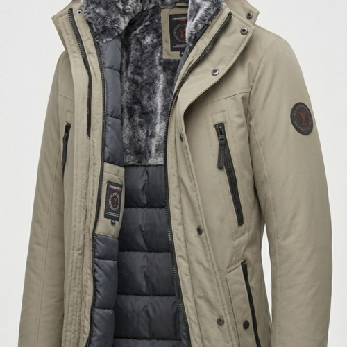18 Parka Doble Pechera