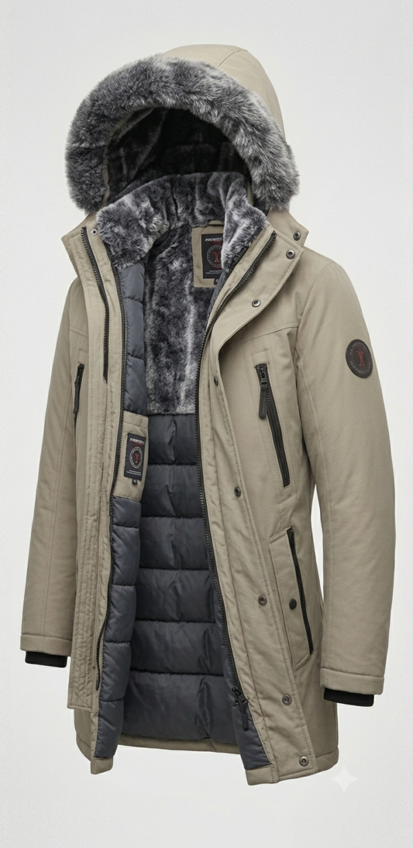18 Parka Doble Pechera