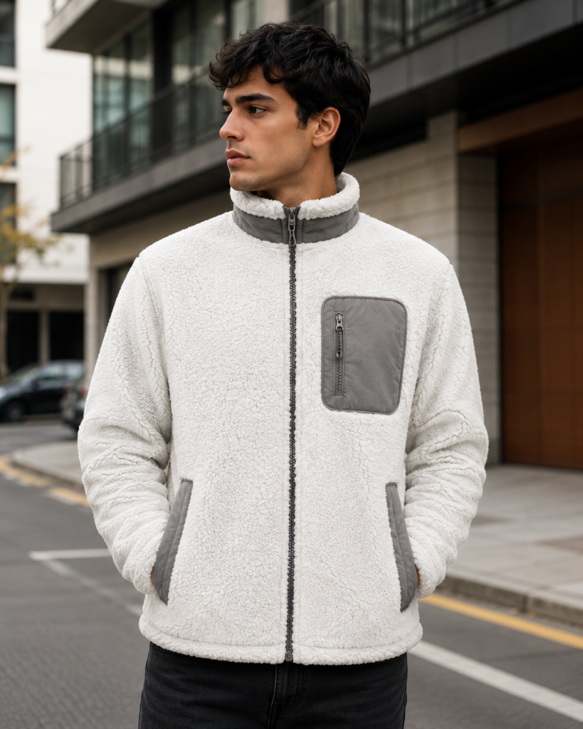 Casaca Sherpa Bicolor